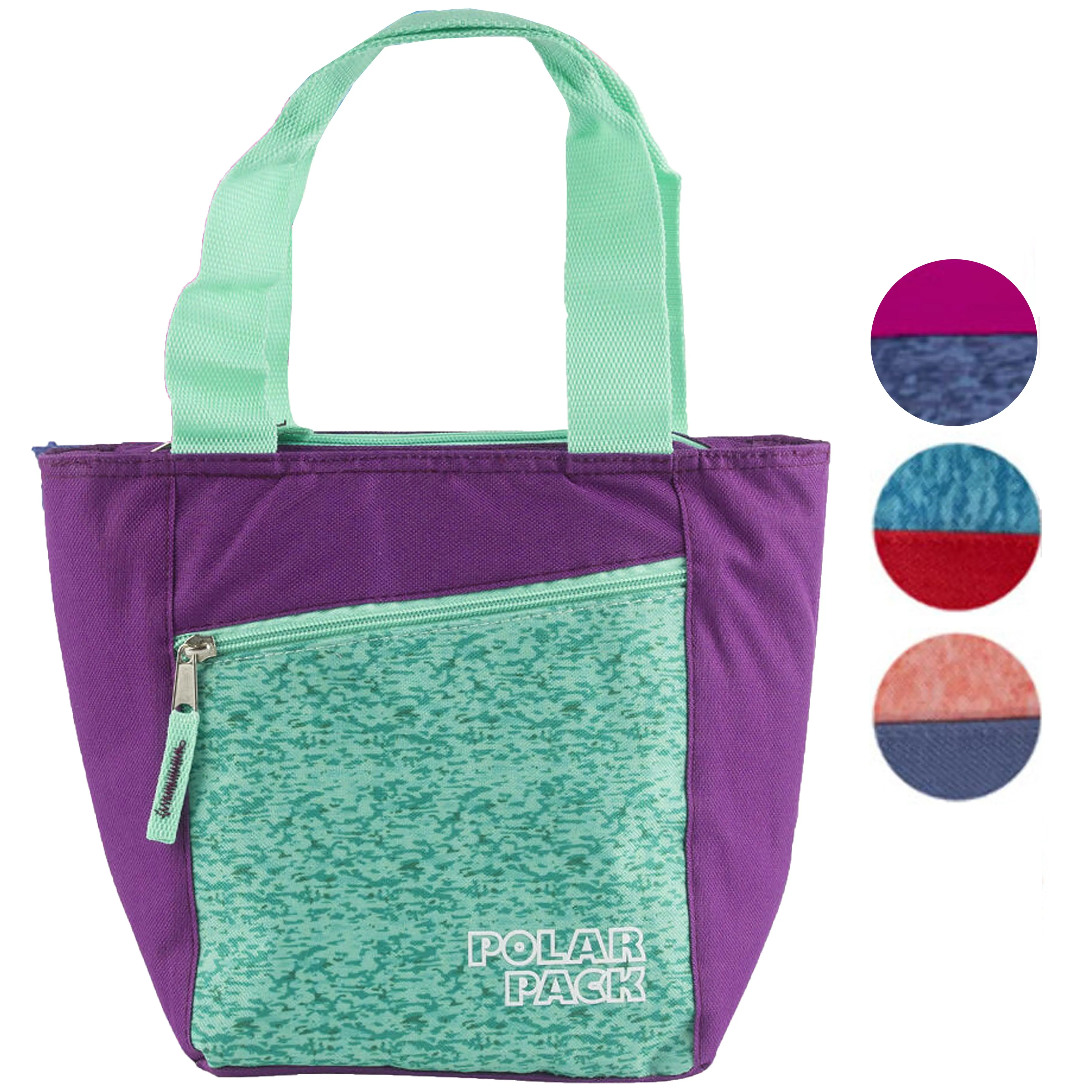 1 Pc Cooler Tote Bag Insulated Lunch Box Carrier Leakproof Thermal Ice Chest