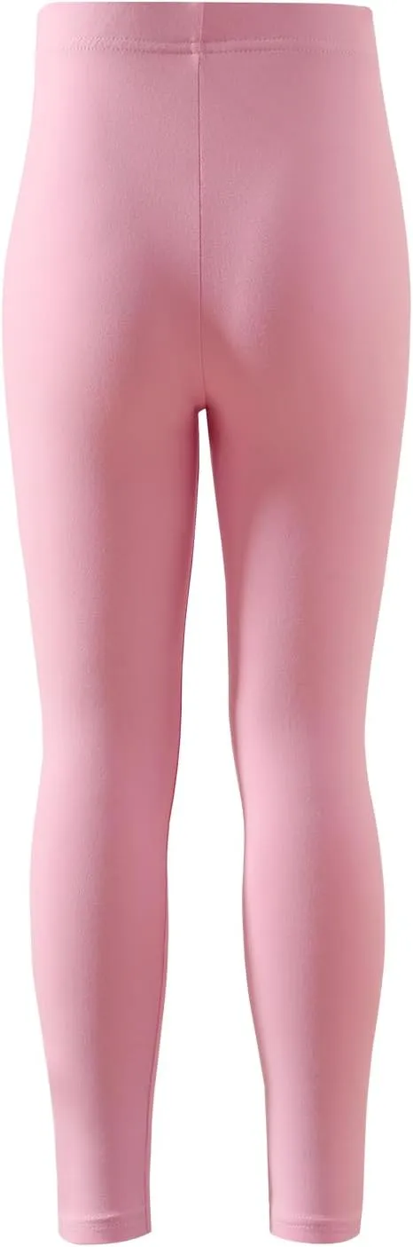 6 Pack Girls Leggings Yoga Leggings for Girls Soft Stretchy Pants Kids Basic Solid School Pants