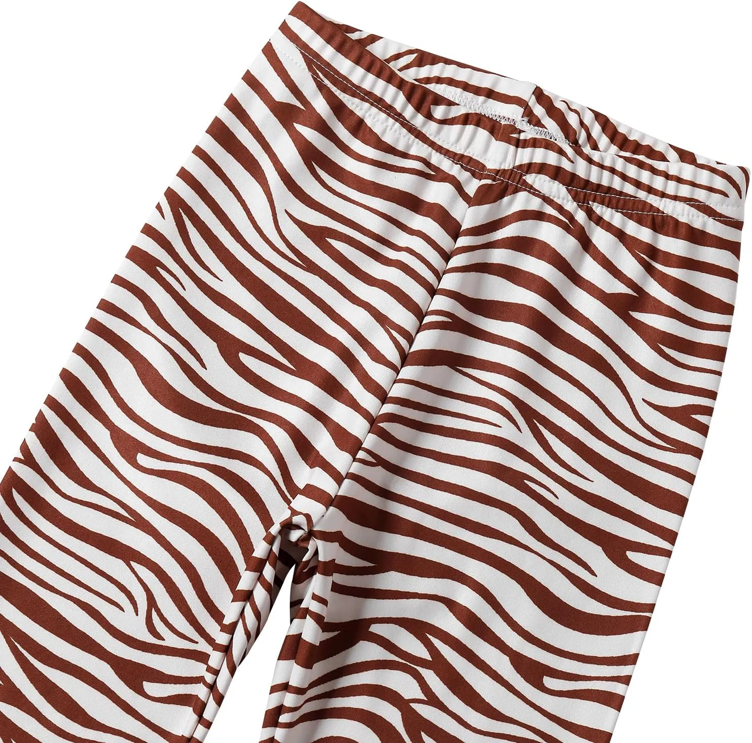 6 Pack Girls Printed Leggings Kids Ankle Length Leggings Girls Comfortable Stretchy Soft Pants