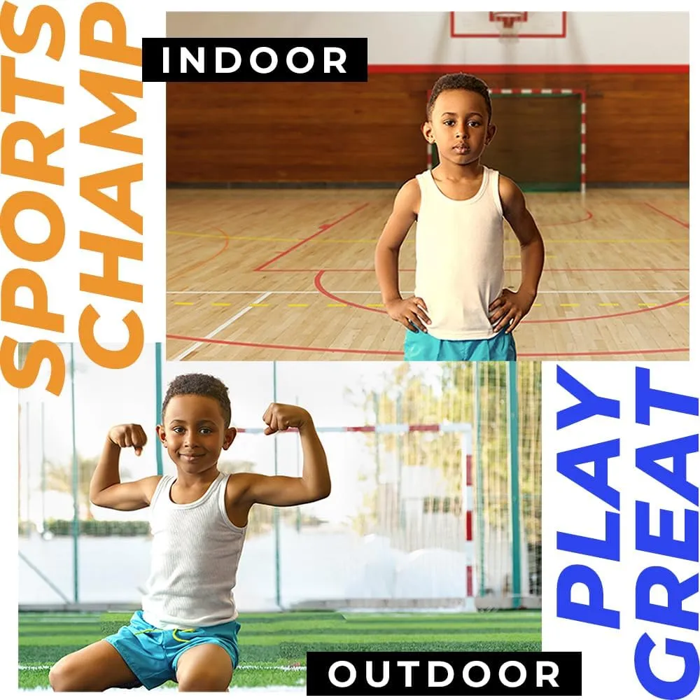 Andrew Scott Basics Boys' 10 Pack Color A-Shirt Sport Tank Top Undershirts