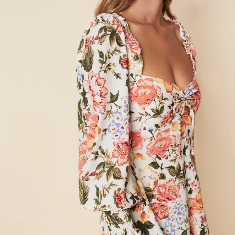 Arianne Mini Dress (Tearo Floral)