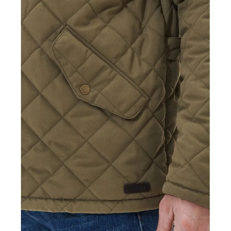 Barbour Waterproof Shoveler Quilt Jacket - Clay