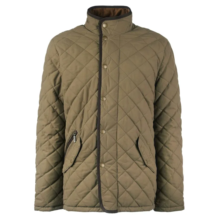 Barbour Waterproof Shoveler Quilt Jacket - Clay