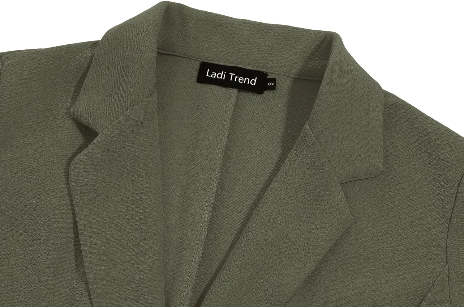 Blazers for Women Dressy Casual Ruched 3/4 Sleeve Lapel Button Work Office Cardigan Suit Jacket with Pockets