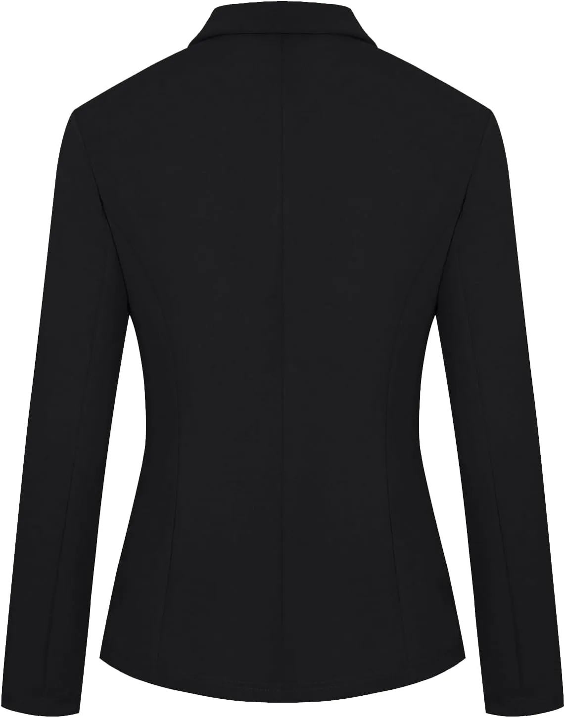 Blazers for Women Long Sleeve Notch Lapel Button Front Blazer Casual Work Office Suit Jackets with Pockets