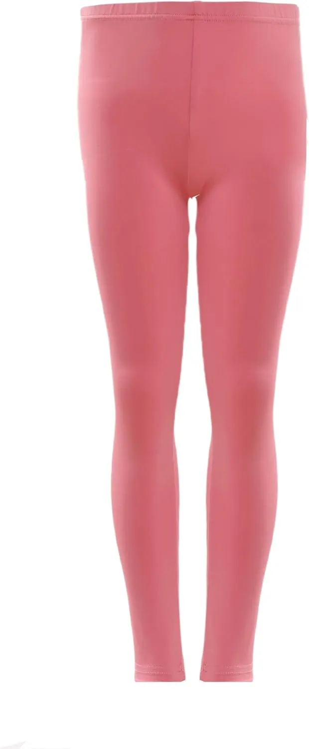 Bow Dream 10 Pack Girls Leggings for Girls Leggings Toddler Stretchy Tights Pants for Kids Pull on Multipack