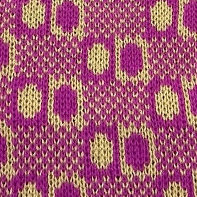 Boxy fit retro graphic jacquard sweater vest