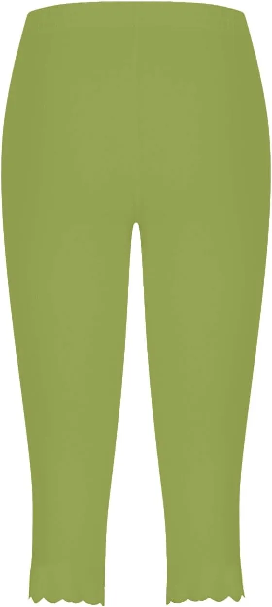 Capri Leggings for Women High Waisted Yoga Capri Pants Stretchy Lounge Pants Solid Color Capri Leggings Pajama Capri