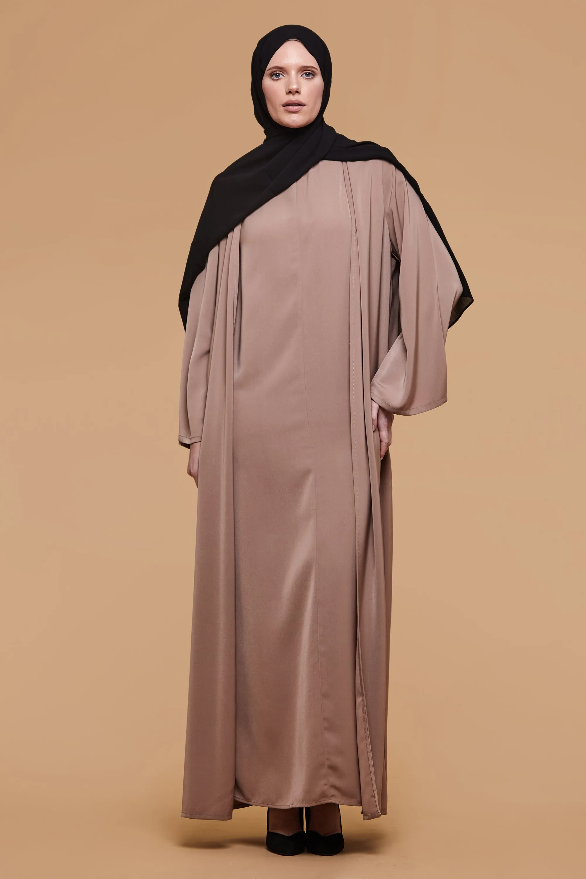 Caramel Brown Soft Touch Slip Dress