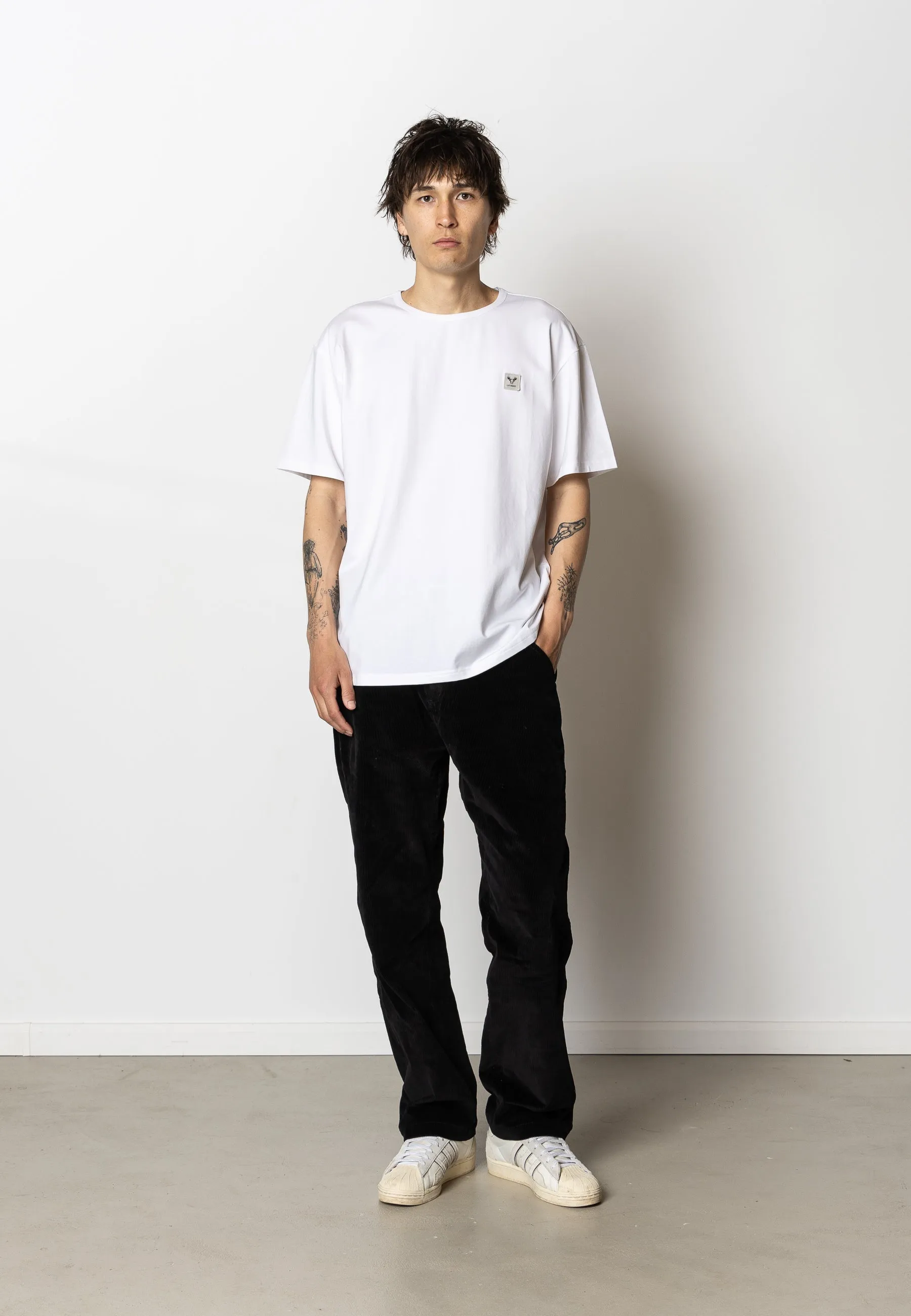 CAVE ORGANIC COTTON T-SHIRT - White
