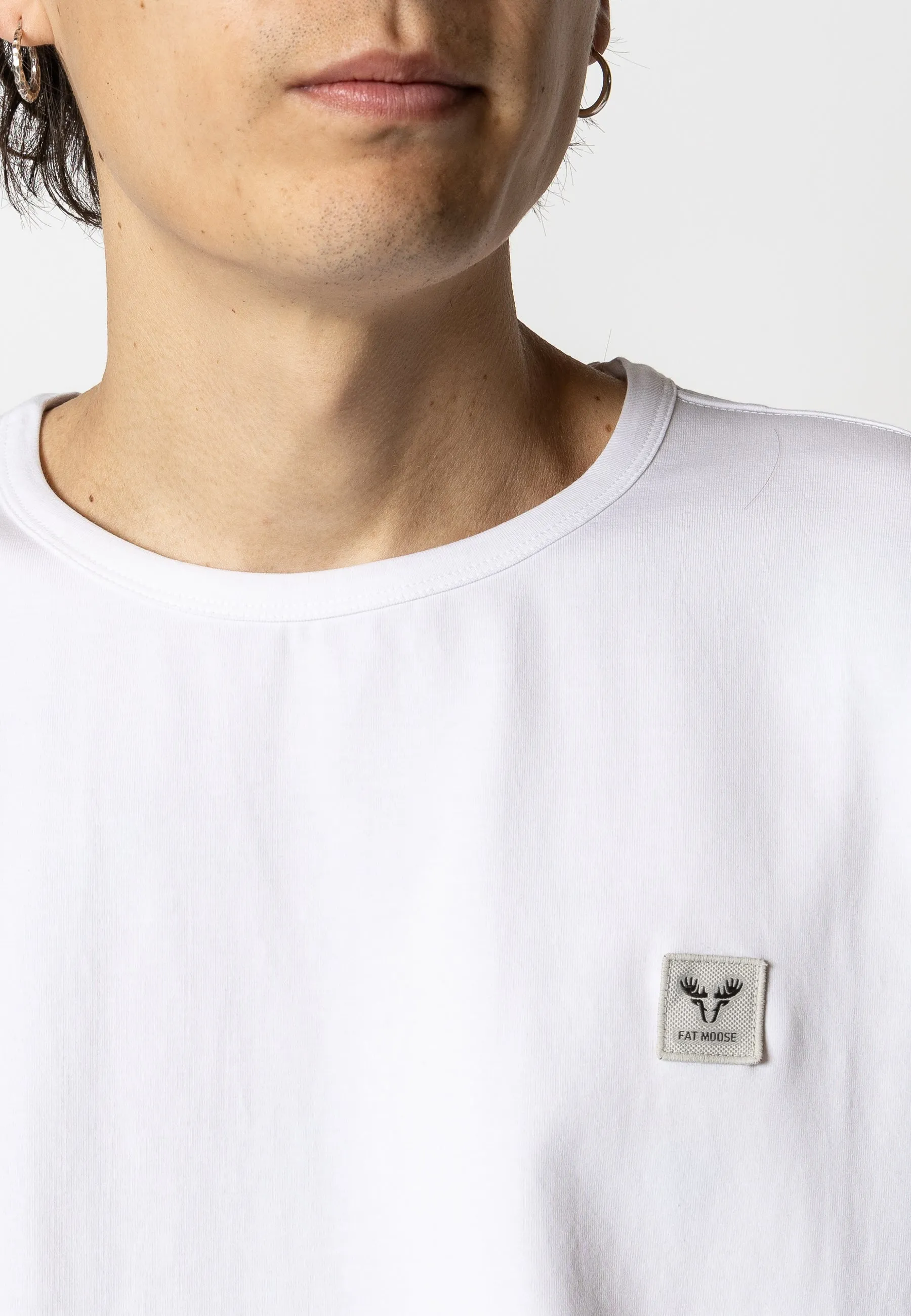 CAVE ORGANIC COTTON T-SHIRT - White