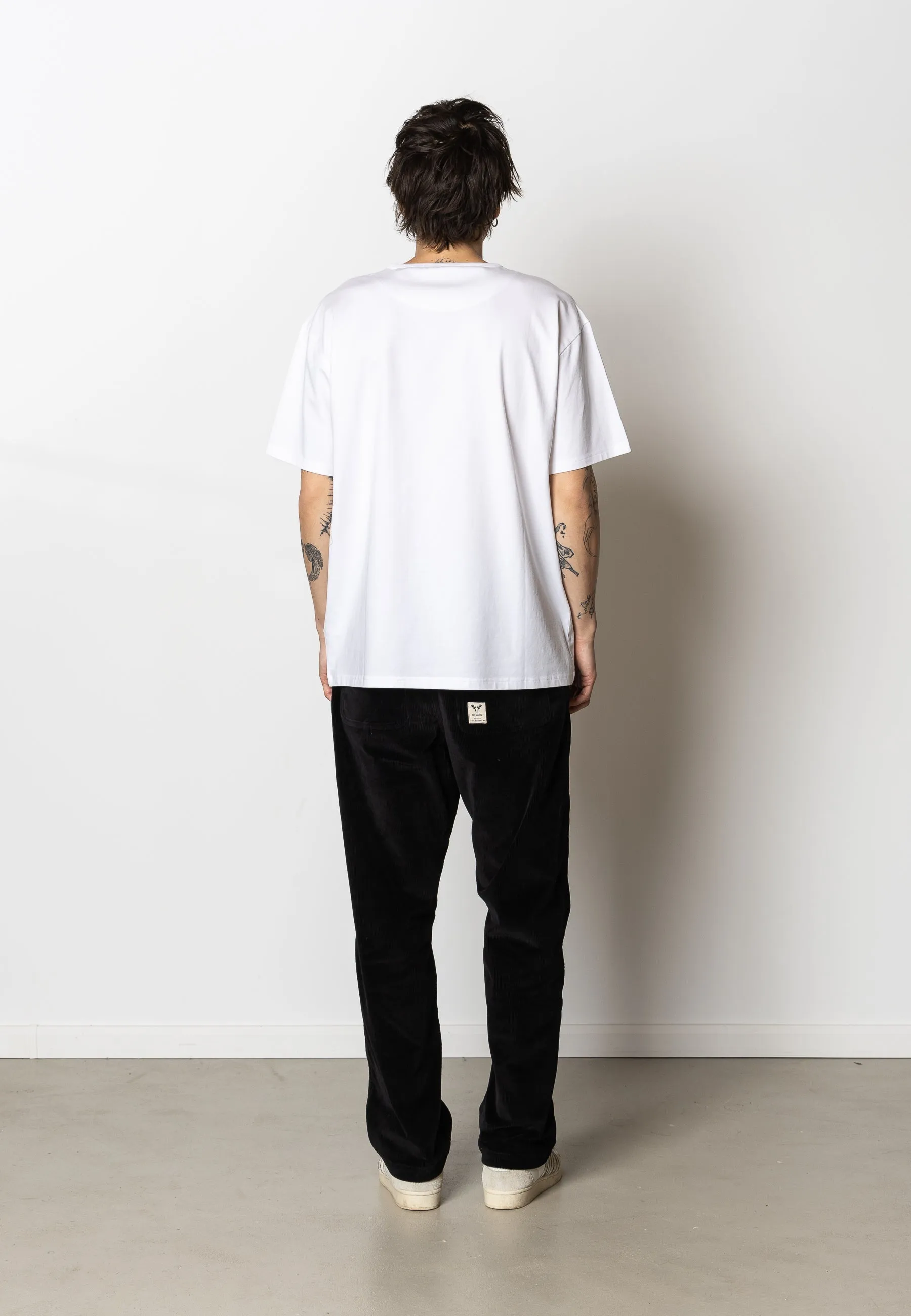 CAVE ORGANIC COTTON T-SHIRT - White