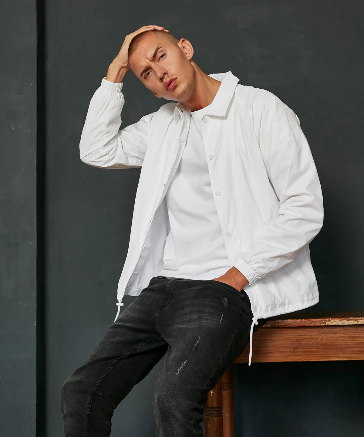 Coach jacket | White
