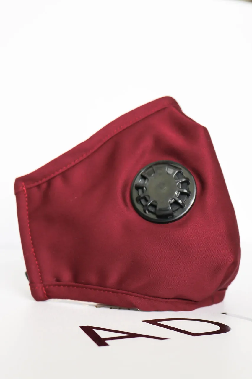 Cycling Pollution Mask - 4 Layer Reusable Bamboo Face Mask with Valve