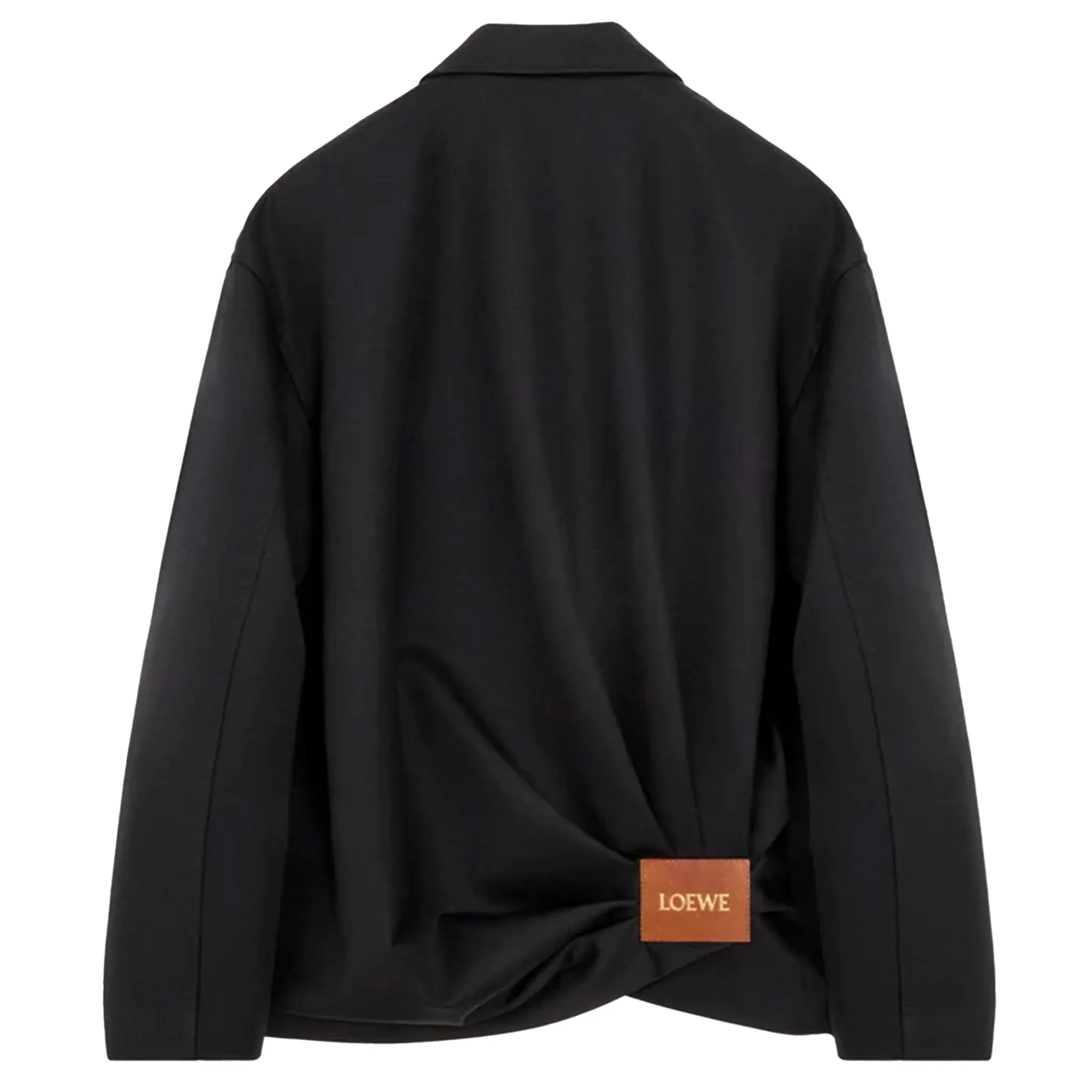 DRAPED JACKET / BLACK