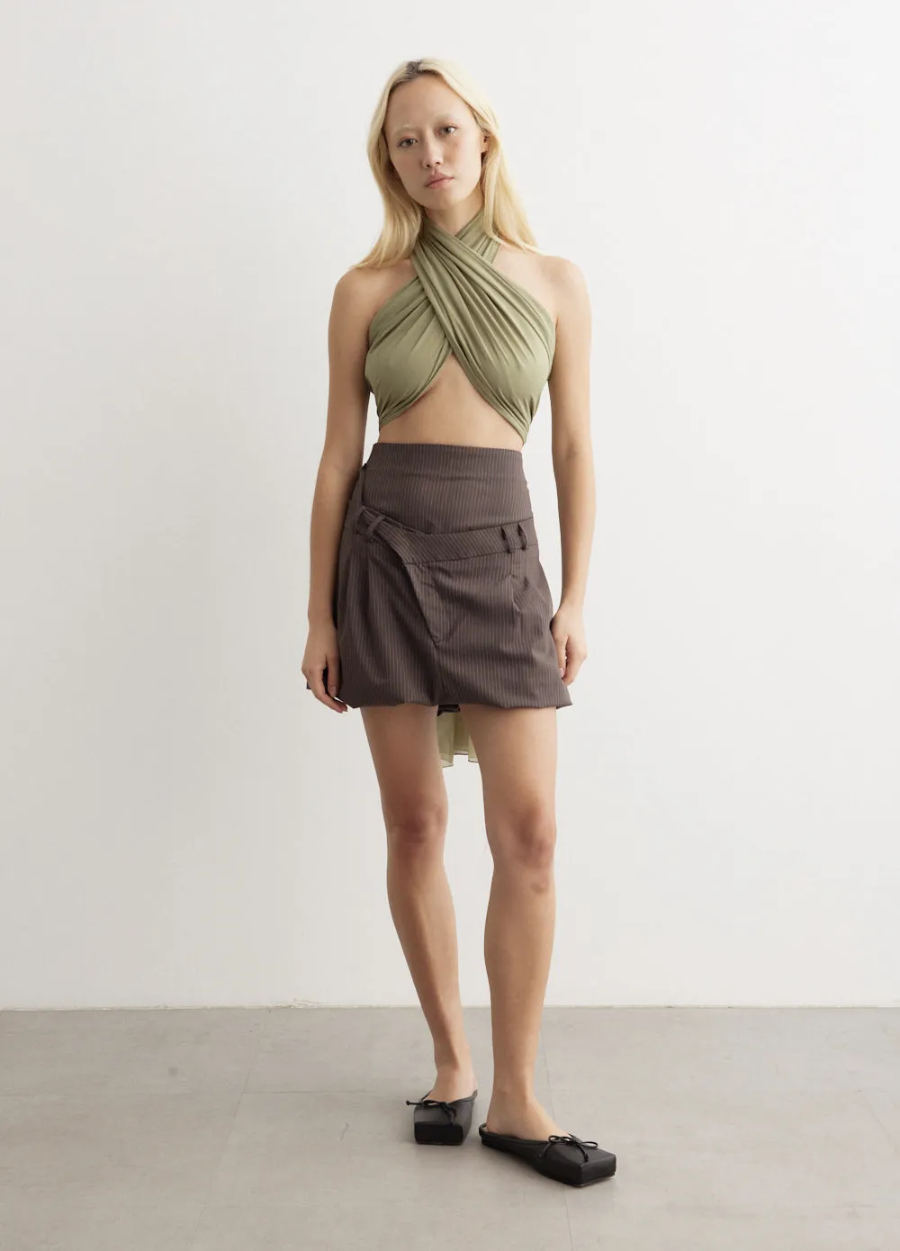 Draped Top Bra
