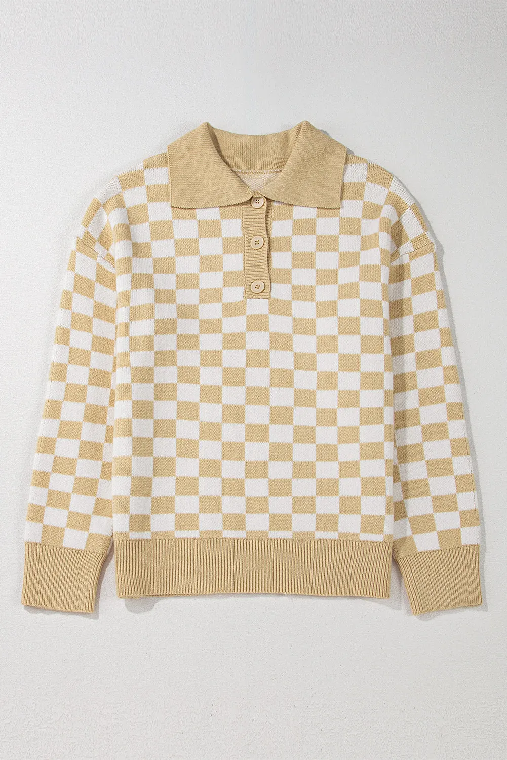 Elaina Checkered Sweater