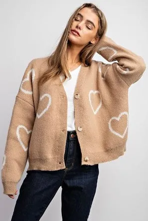 (Final Sale) Open Your Heart Cardi