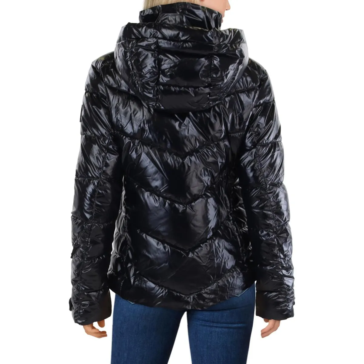 Fire And Ice Womens Insulated Hooded Puffer Jacket