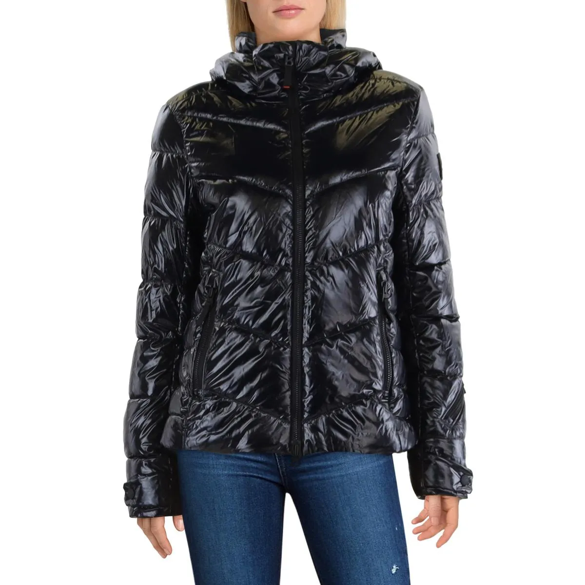 Fire And Ice Womens Insulated Hooded Puffer Jacket
