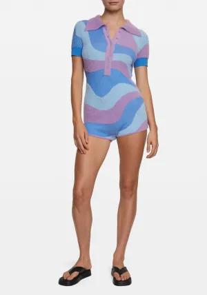GOOD VIBRATIONS BODY SEA BLUE AND PARMA VIOLET
