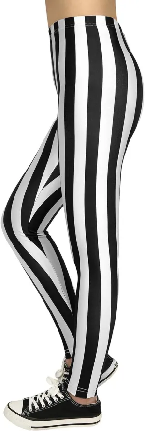 HDE Womens Funny Printed Leggings Digital Print Footless Stretchy Tights