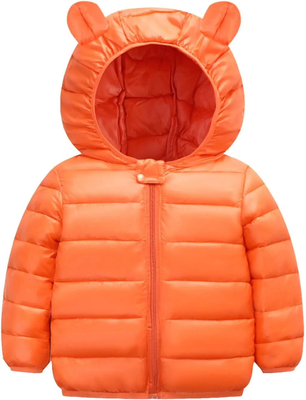 HILEELANG Kids Boy Girl Winter Hooded Puffer Jackets Coats Light Weight Padded Outerwear