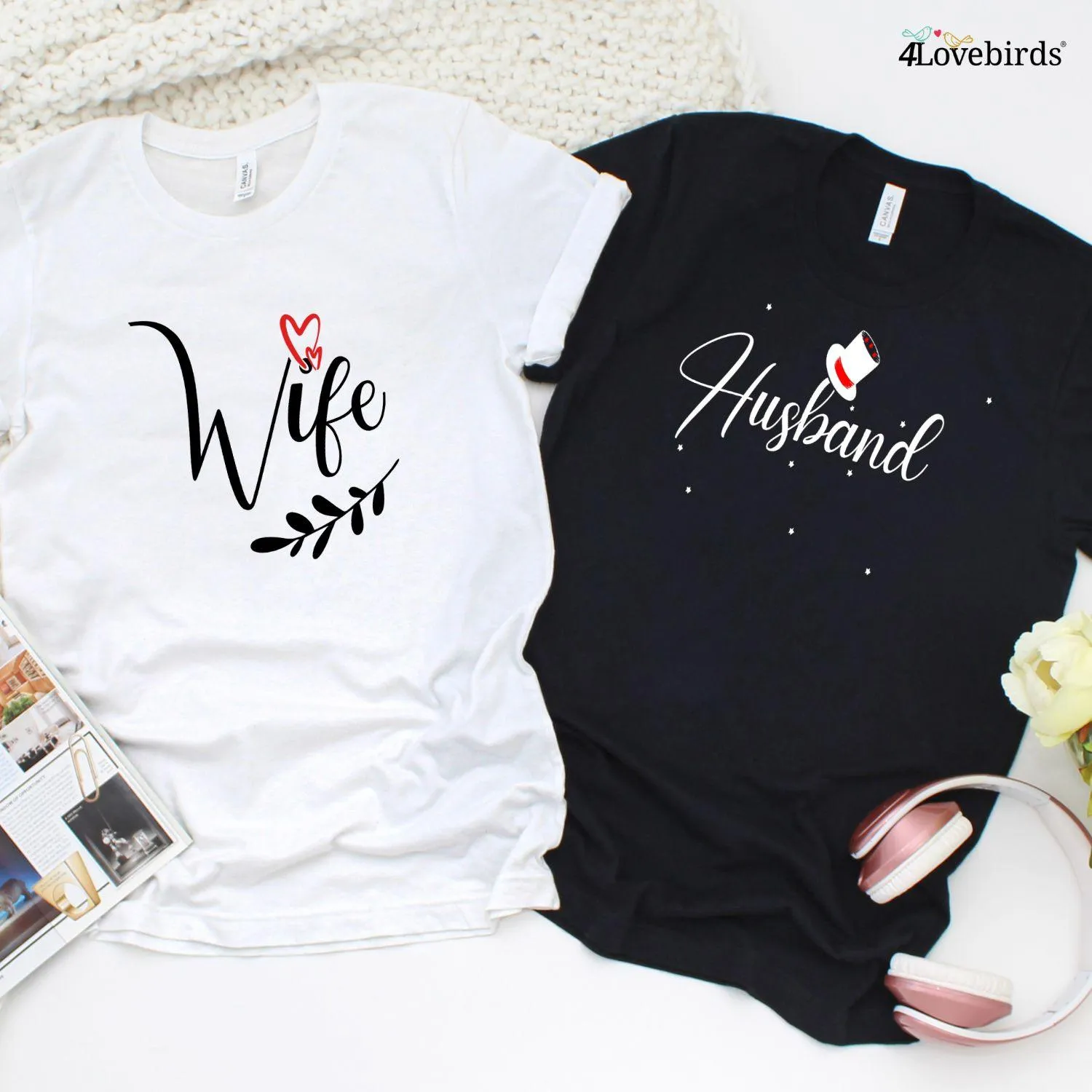 Husband & Wife Matching Set: Wedding, Honeymoon & More!