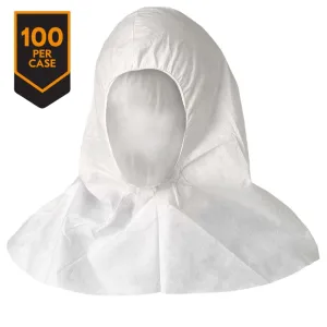 Kimberly Clark KleenGuard, A20 Hood, Elastic Face Opening, Breathable, White