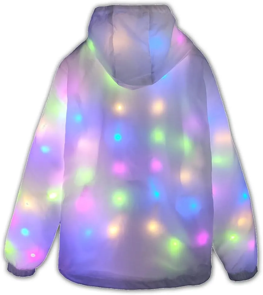 LED Light up Jacket For Women and Men Unisex Novelty Costume For Burning Man Party Carnivals Halloween Xmas Raves
