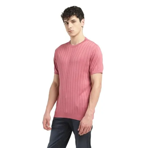 Levi's Men's Cotton Casual Sweater (A6852-0009_Pink