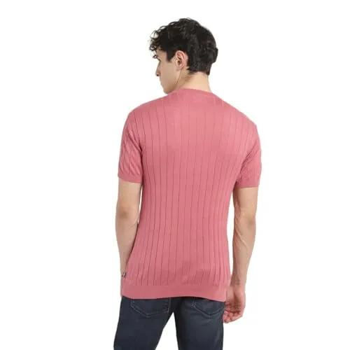 Levi's Men's Cotton Casual Sweater (A6852-0009_Pink