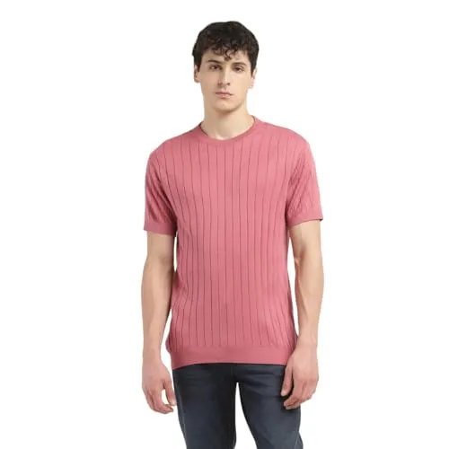 Levi's Men's Cotton Casual Sweater (A6852-0009_Pink