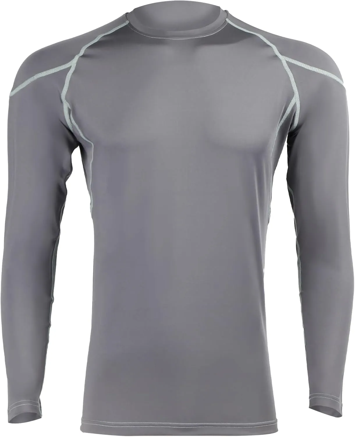 LIN PERFORMANCE Men's Long Sleeve Compression Shirts Athletic Workout Shirt Undershirt Base Layer Top Quick Dry