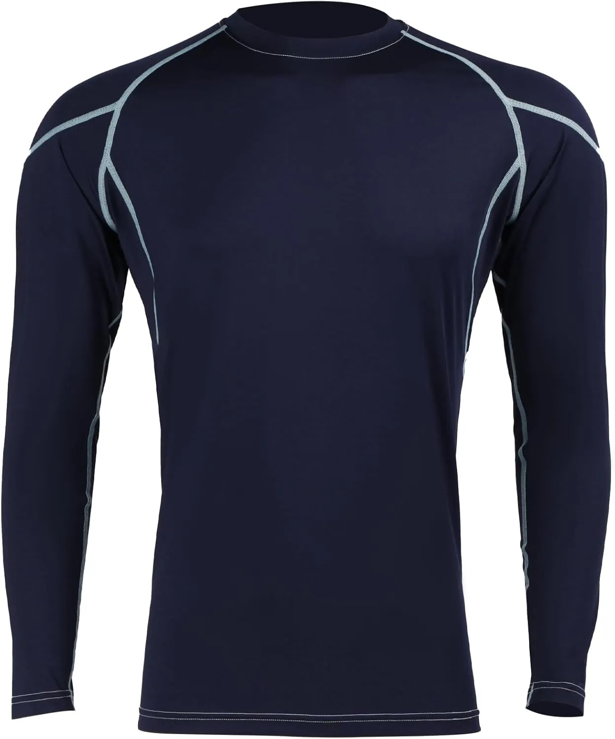 LIN PERFORMANCE Men's Long Sleeve Compression Shirts Athletic Workout Shirt Undershirt Base Layer Top Quick Dry