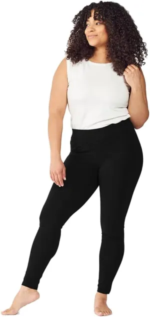 Maggie's Organics Cotton Base Layer Leggings - Ankle Length - Soft & Stretchy