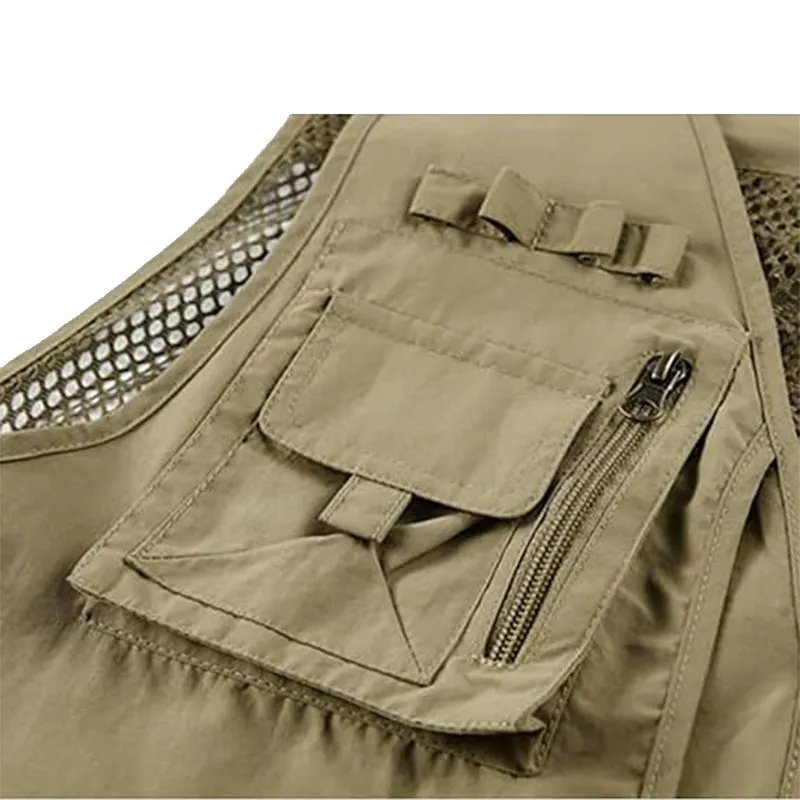 Mens Classic Outdoor Cargo Vest