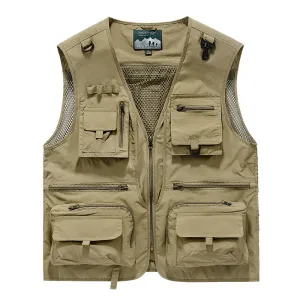 Mens Classic Outdoor Cargo Vest