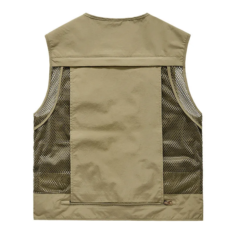 Mens Classic Outdoor Cargo Vest