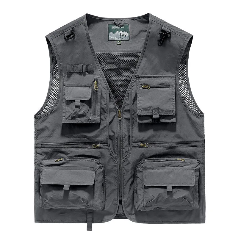 Mens Classic Outdoor Cargo Vest