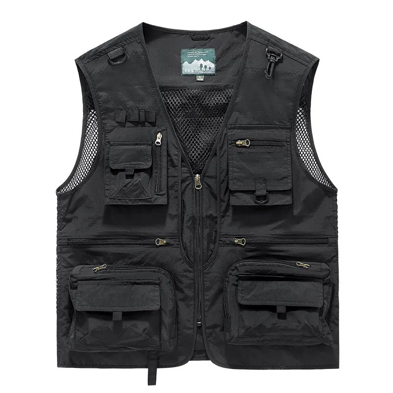 Mens Classic Outdoor Cargo Vest