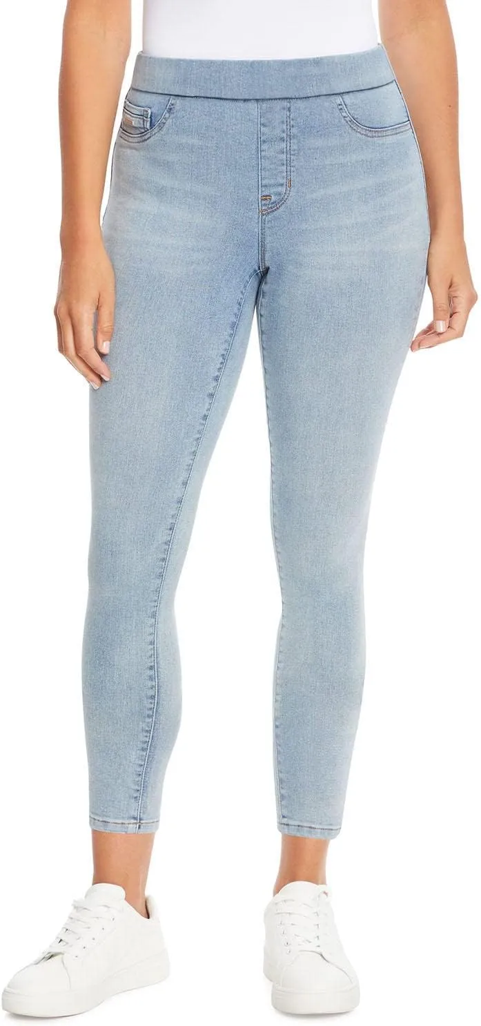 Nine West Women's Heidi Pull On High Waist Stretchy Skinny Leggings
