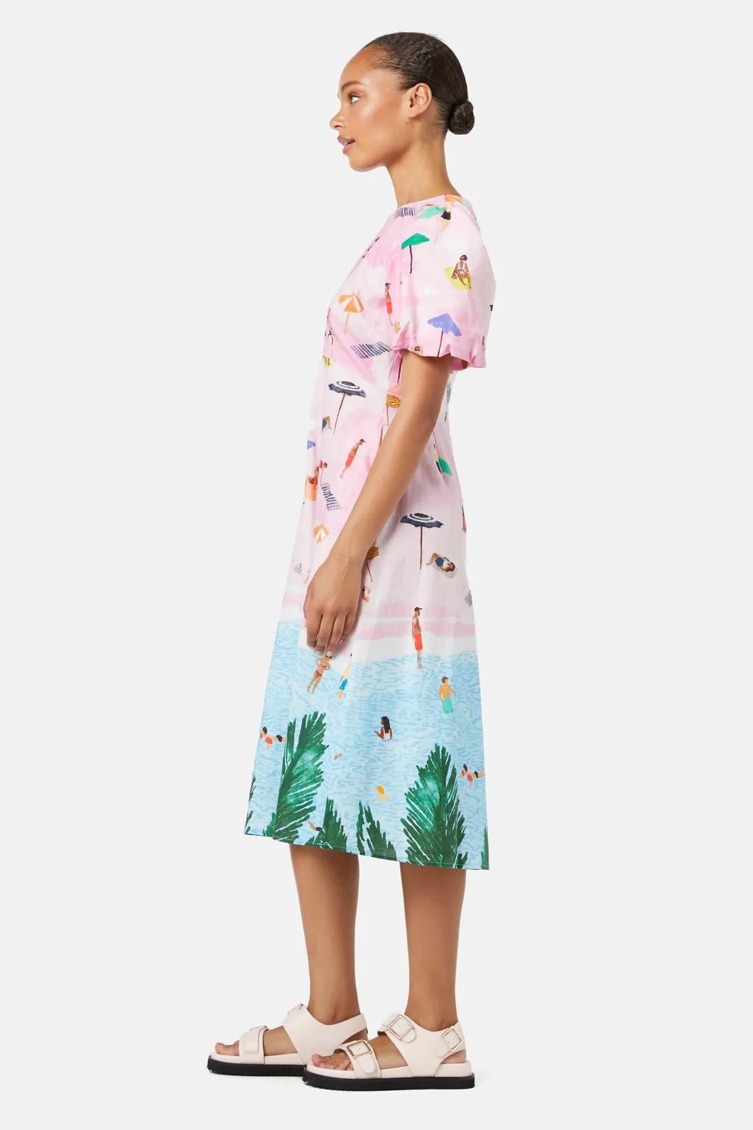 Ocean Views Linen Dress