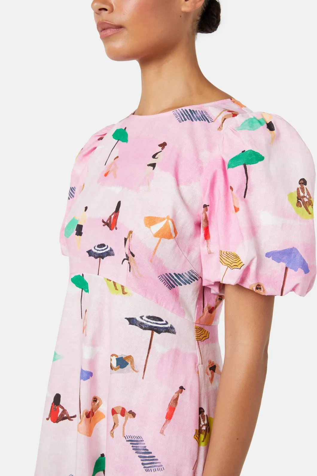 Ocean Views Linen Dress