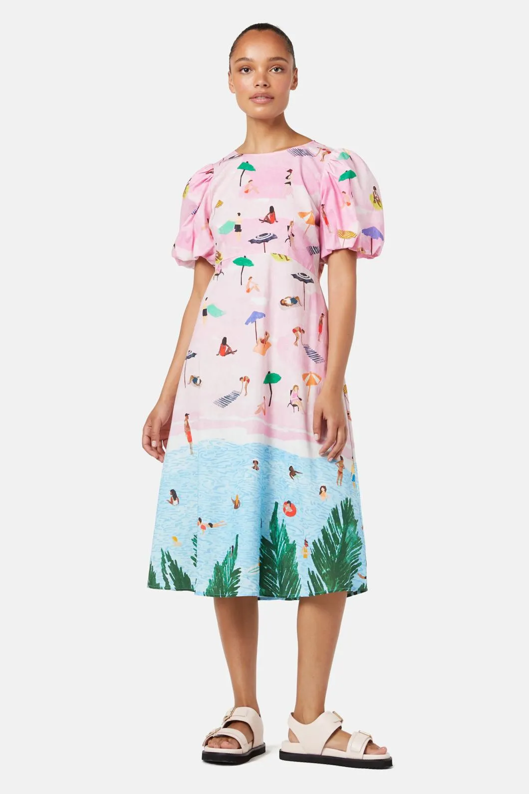 Ocean Views Linen Dress