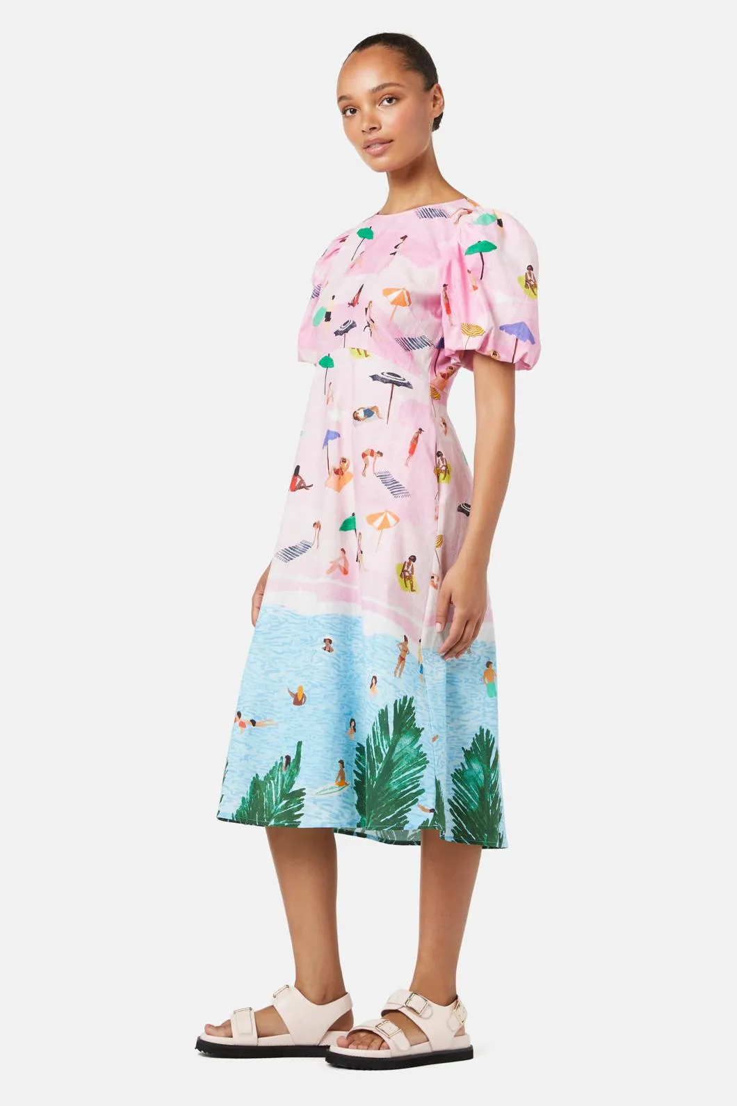 Ocean Views Linen Dress