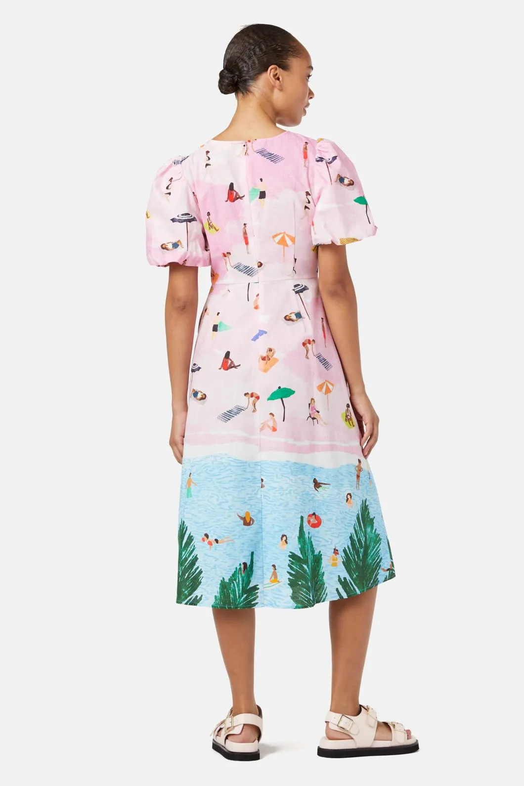 Ocean Views Linen Dress