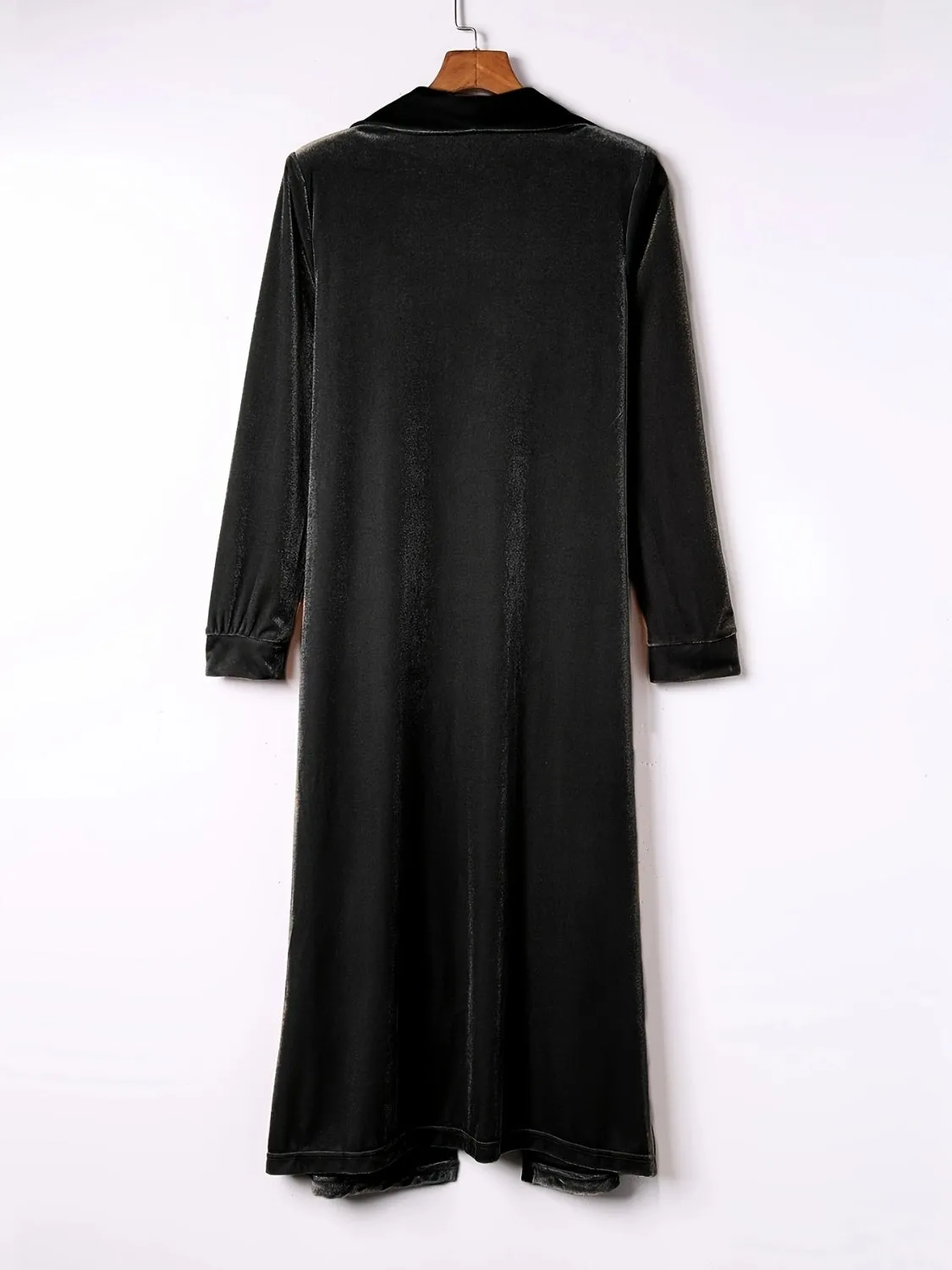 Open Front Long Length Coat