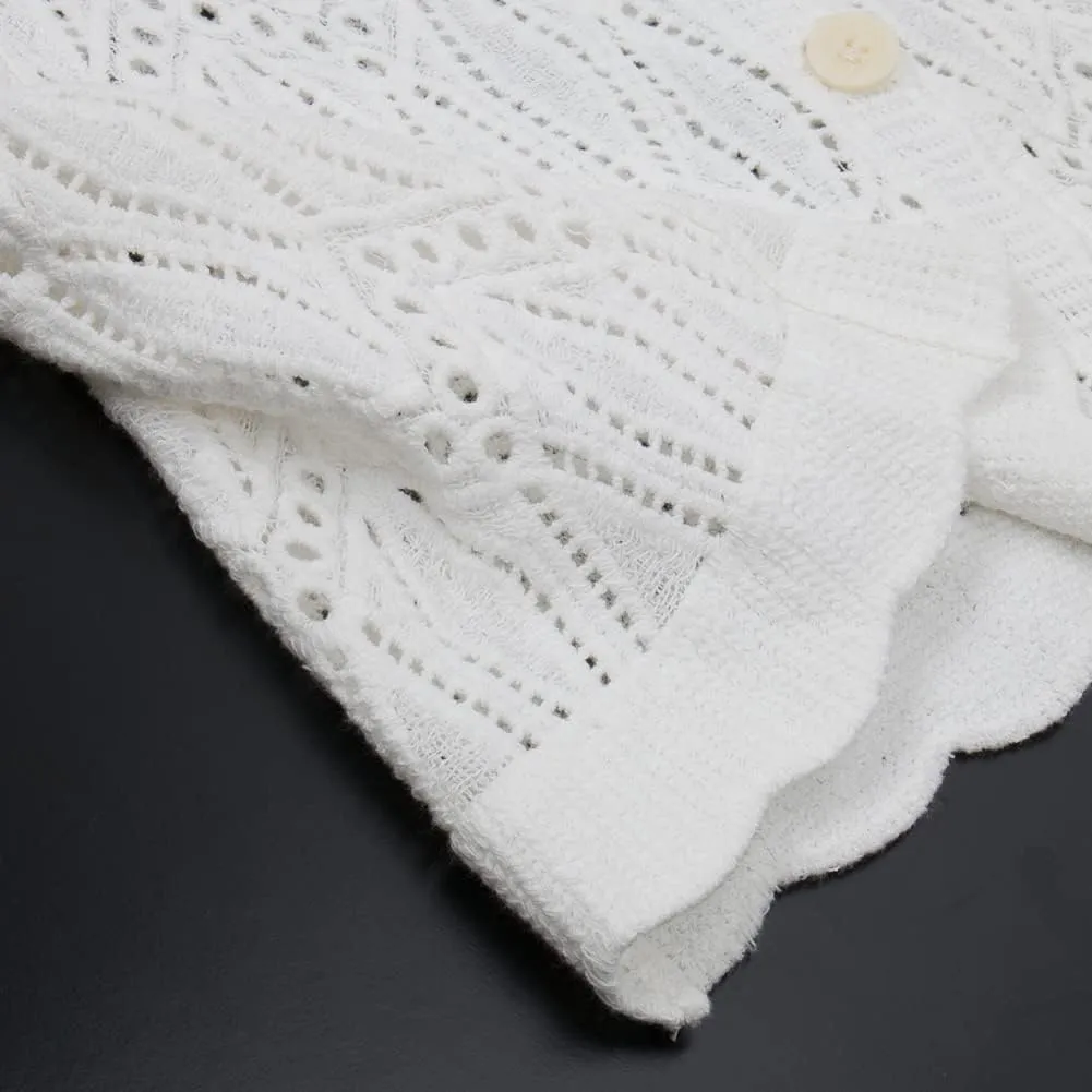 Open Front Summer Cotton Thin Cardigans for Women Lightweight Cropped Cardigan Sweaters for Women