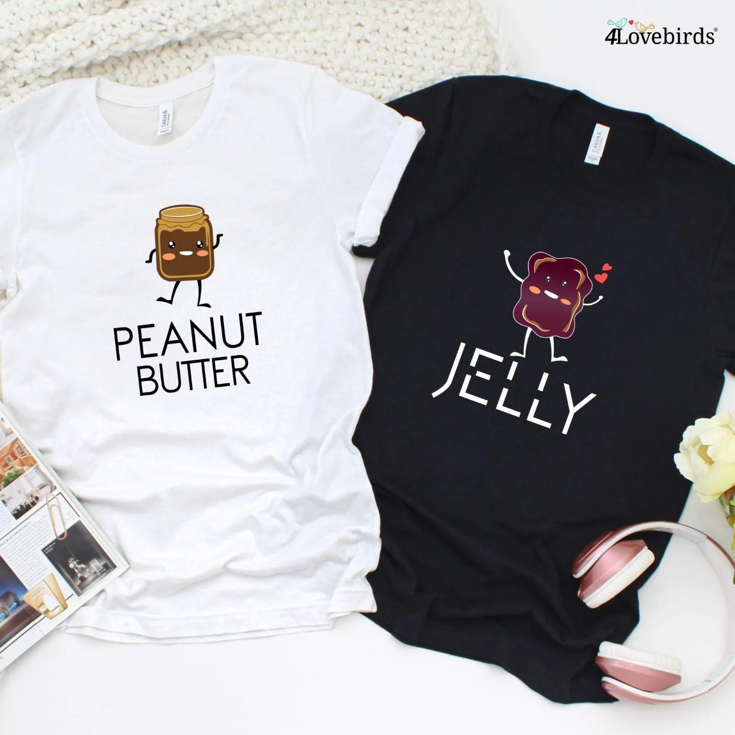 Peanut Butter & Jelly Matching Set: Perfect for Couples!